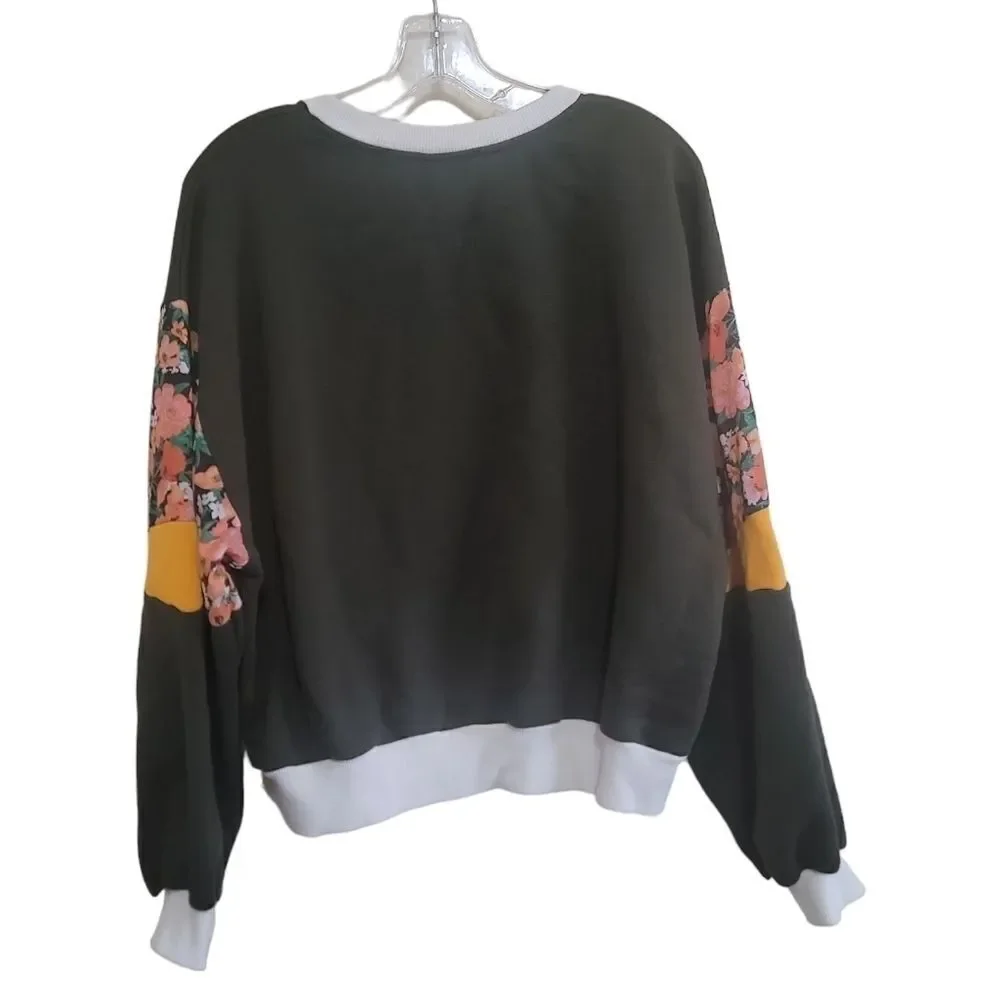 ZARA Women's Green Oversized Sweater  Sz Small